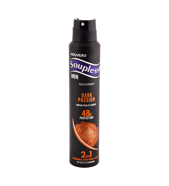 Souplesse Deodorant  Men  Dark  Passion 200ml