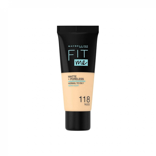 Maybelline Fond de teint  Liquide  Fitme  No118 nude