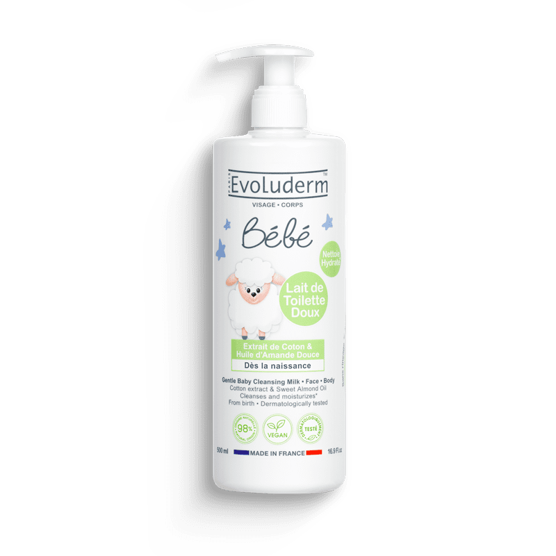 Evoluderm Lait de toilette Bébé 500ml