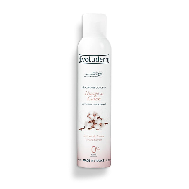 Evoluderm Deodorant  200ml  Nuage  De coton
