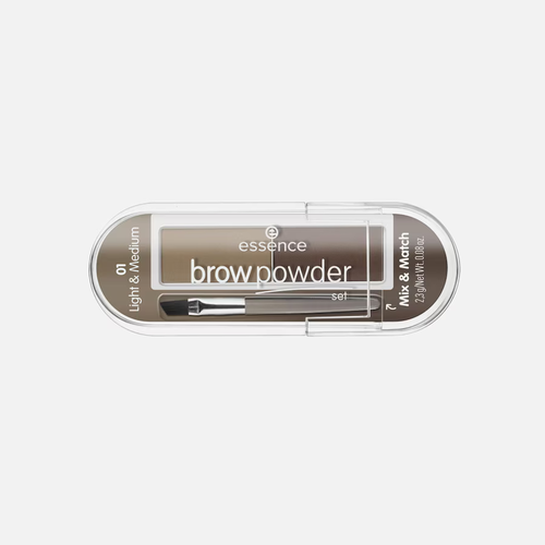 Essence Kit sourcils Brow Powder N°01 Light &amp; Medium