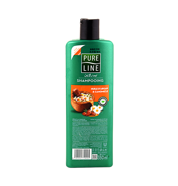 Pure Line  Shampoo  Huile  D'argan  & camomille