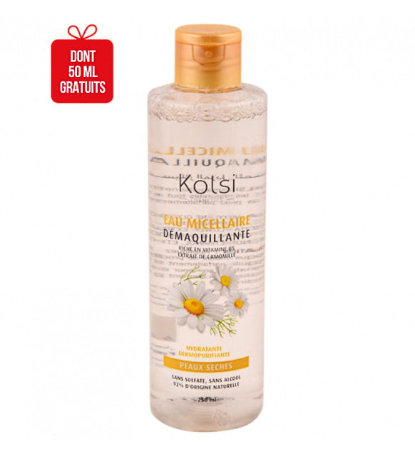 Kolsi Eau micellaire  Demaquillante  Peaux seches