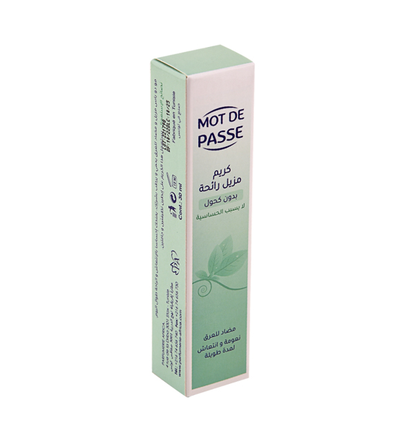 Mot De passe  Creme  Deodorante naturelle