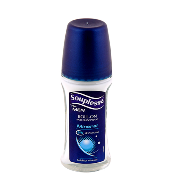 Souplesse Deodorant  Roll  On  Mineral 50ml