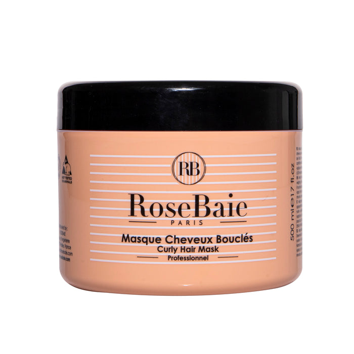 RoseBaie Masque Cheveux Bouclés, Frisés et Crépus 500ml