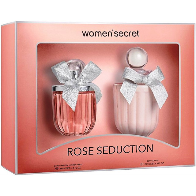 Women'secret Rose Seduction Coffret Eau de Parfum 100ml + Lait de Corps 200ml