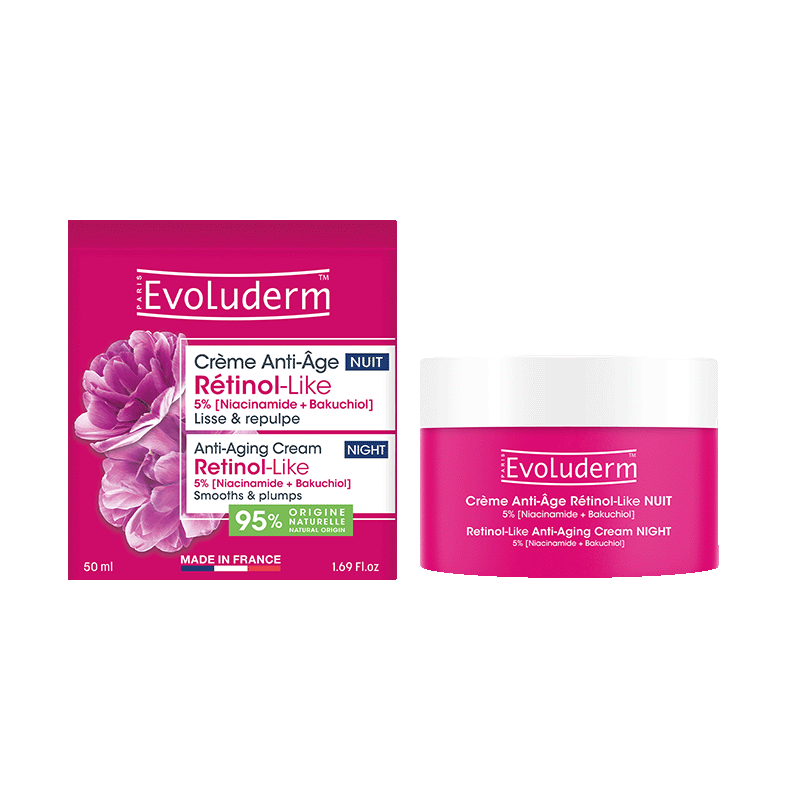 Evoluderm Crème Anti-Âge Nuit Rétinol-Like 50ml