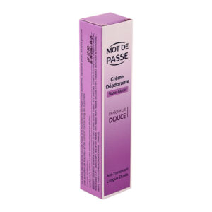 Mot De passe  Creme  Deodorante  Sans  Alc fdouce