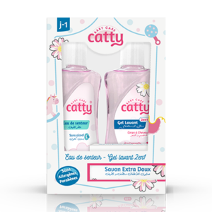 Catty Coffret  Rose  3 produits