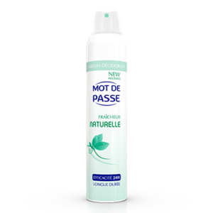 Mot De passe  Deodorant  Fraicheur naturelle
